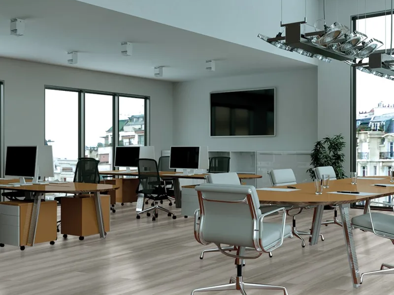 Office in Gallatin, TN with LVP flooring