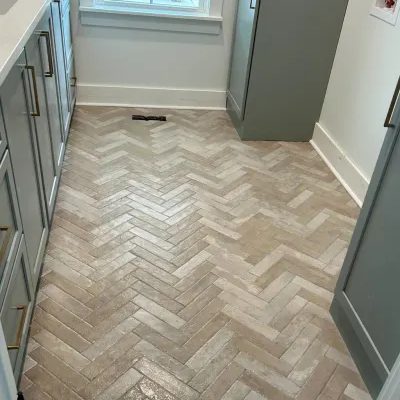 Glazed tile flooring by Absolute Flooring Inc