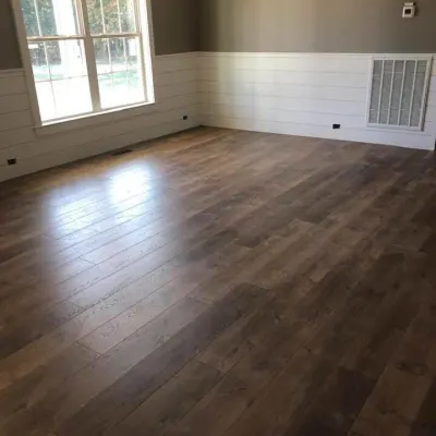 Dark hardwood floors installed in Gallatin TN
