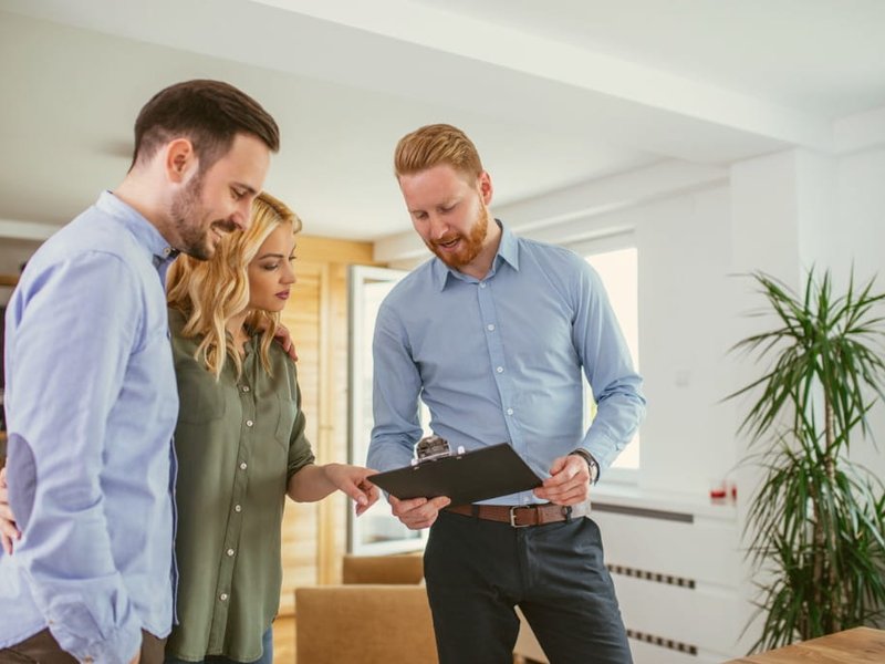 Consulting with flooring experts at Absolute Flooring Inc